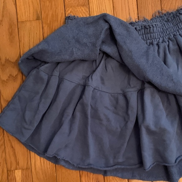 Aerie Tiered Ruffled Mini Skirt (Blue Purple) - Picture 3 of 9